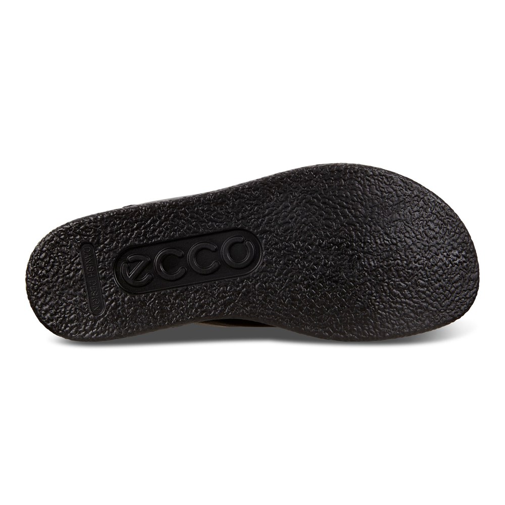 ECCO Womens Sandals Black - Corksphere Thong - TFB-943871